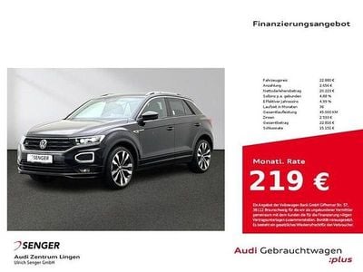 Usata VW T-Roc Sportline 150 CV (110 kW) 2020 Nero SUV
