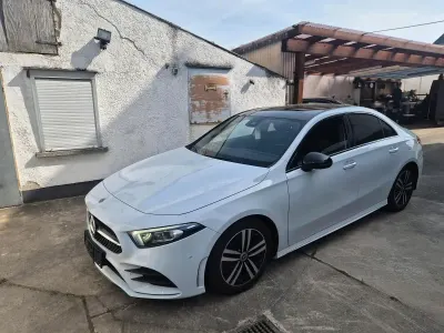 Brugt Mercedes A200 AMG 150 HK (110 kW) 2019 Hvid Sedan