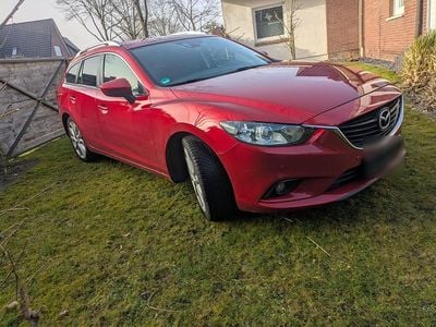 Gebraucht Mazda 6 110 PS (80 kW) 2013 Rot Kombi