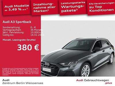 Daytonagrau perleffekt Gebraucht 2025 Audi A3 Sportback e-tron S-Line Kleinwagen | 39.885 €