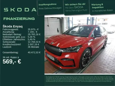Gebraucht Skoda Enyaq iV SportLine 194 kW (265 PS) 2022 Rot SUV