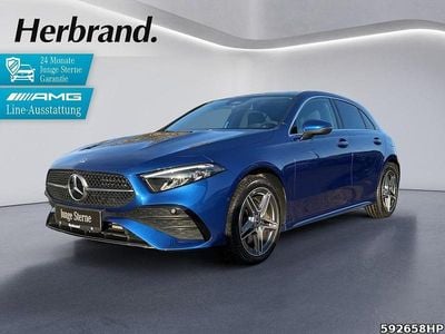 Gebraucht Mercedes A250 AMG 218 PS (160 kW) 2024 Metalliclack spektralblau Limousine