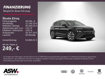 Neu Skoda Elroq SportLine 210 kW (286 PS) 2026 Blackmagic perleffekt SUV