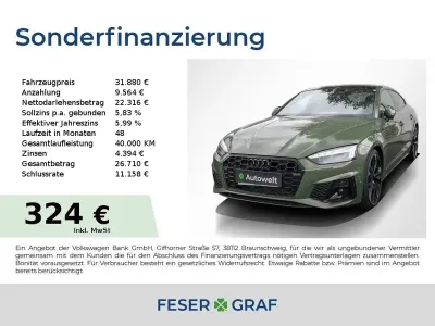 Gebraucht Audi A5 Sportback Business 204 PS (150 kW) 2023 Grün Kleinwagen