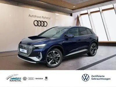 Gebraucht Audi Q4 e-tron S-Line 150 kW (204 PS) 2023 Blau SUV