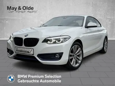 Gebraucht BMW 218 Sport Line 150 PS (110 kW) 2019 Weiss Coupé