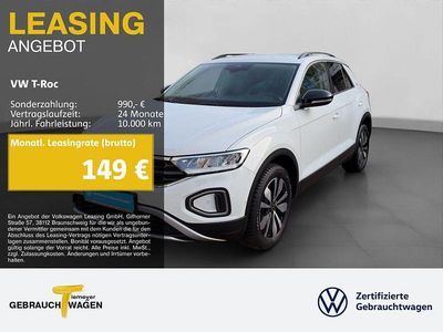 Weiß Gebraucht 2025 VW T-Roc Goal SUV | 22.160 € (Fairer Preis)