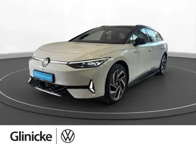 Gebraucht VW ID.7 GTX 250 kW (340 PS) 2025 Gletscherweiß metallic Kombi