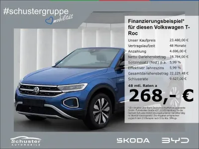 Gebraucht VW T-Roc Cabriolet Goal 116 PS (85 kW) 2025 Ravennablau metallic Cabrio