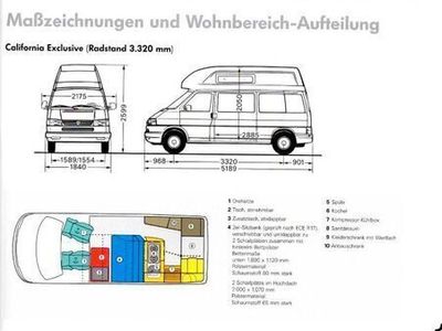 gebraucht VW California T4 WestfaliaExclusive 2,5 TDI Klima,Grüne Plakette