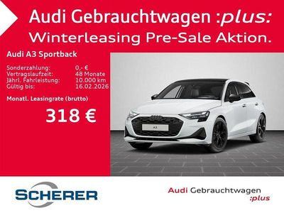 Gletscherweiß metallic (metallic) Gebraucht 2025 Audi A3 Advanced Plus Limousine | 37.980 € (Teuer)