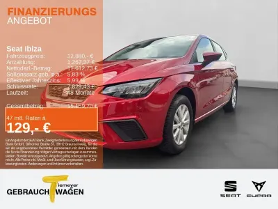 Gebraucht Seat Ibiza Style 95 PS (69 kW) 2022 Rot Kleinwagen