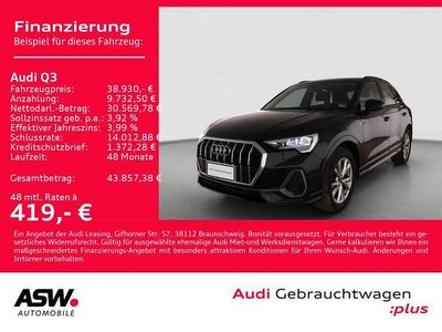 Gebraucht Audi Q3 S-Line 150 PS (110 kW) 2025 Mythosschwarz metallic SUV