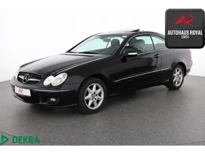 Gebraucht Mercedes CLK200 Elegance 184 PS (135 kW) 2008 Obsidianschwarz Coupé