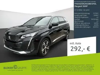 Gebraucht Peugeot 5008 GT 136 PS (100 kW) 2024 Lackierung schwarz perla nera/metallic klarlack SUV