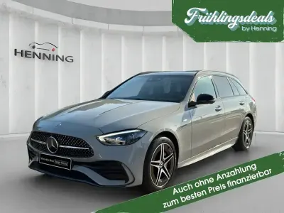 Używany Mercedes C300e AMG Line Premium Plus 204 KM (150 kW) 2025 Szary Sedan/Limuzyna