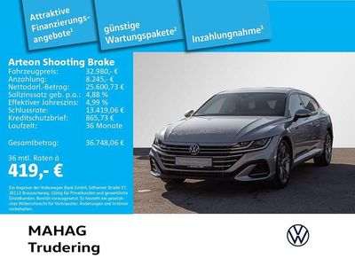 Silber Gebraucht 2022 VW Arteon R-line Limousine | 32.980 € (Etwas zu teuer)