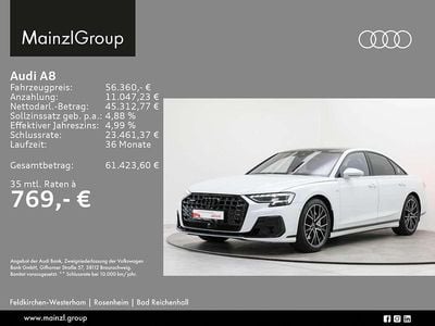 Gebraucht Audi A8 S-Line 340 PS (250 kW) 2022 Weiß Limousine