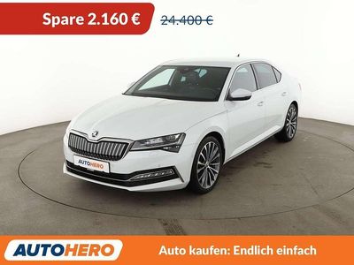 Gebraucht Skoda Superb LAURIN & KLEMENT 218 PS (160 kW) 2020 Weiß Limousine