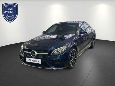 Second-hand Mercedes C200 AMG line 160 CP (117 kW) 2021 Albastru Berlinǎ