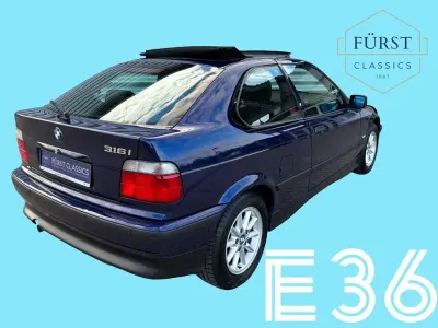Gebraucht BMW 316 Compact Shadowline 102 PS (75 kW) 1998 Blau Kleinwagen