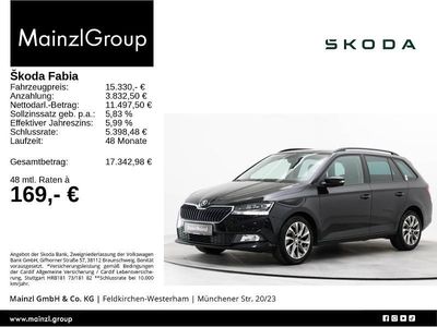 Schwarz Gebraucht 2022 Skoda Fabia Clever Kombi | 15.330 € (Fairer Preis)