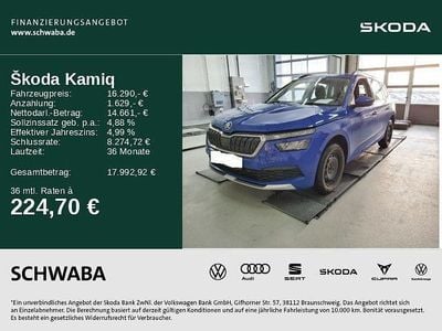 Blau Gebraucht 2022 Skoda Kamiq Ambition SUV | 16.290 € (Guter Preis)