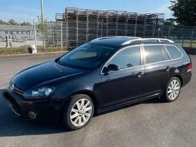 Gebraucht VW Golf VI Highline 122 PS (89 kW) 2010 Schwarz Kleinwagen