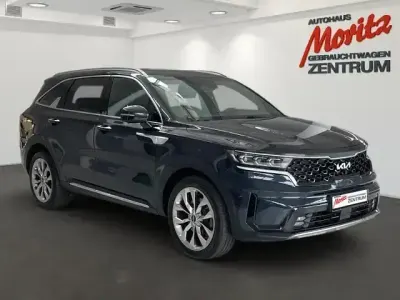 Gebraucht Kia Sorento Platinum 201 PS (147 kW) 2023 B4u) gravity blau met. (blau SUV