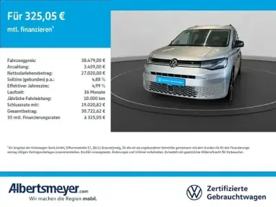 Usata VW Caddy Maxi Life 122 CV (89 kW) 2023 Argento Monovolume
