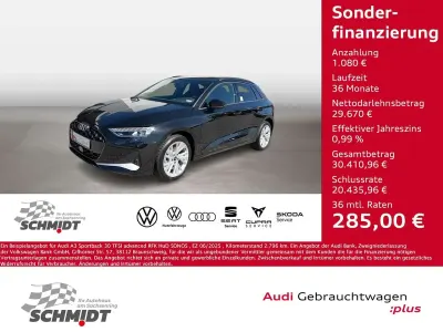 Gebraucht Audi A3 Advanced 116 PS (85 kW) 2025 Schwarz Limousine