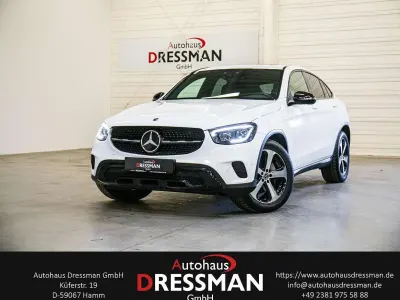 Brugt Mercedes GLC300 AMG line 258 HK (189 kW) 2019 Hvid Coupe