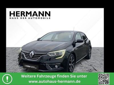Black pearlschwarz metallic ( Gebraucht 2019 Renault Mégane IV Bose Edition Limousine | 11.991 € (Fairer Preis)