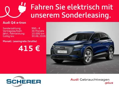 Używany Audi Q4 e-tron Ambiente 150 kW (204 KM) 2025 Niebieski SUV