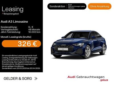 Gebraucht Audi A3 Business 150 PS (110 kW) 2025 Navarrablau metallic Limousine