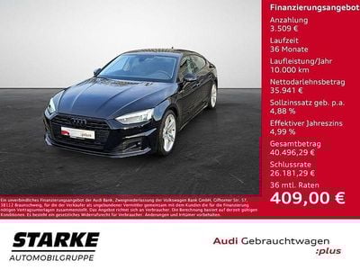 Schwarz Gebraucht 2024 Audi A5 Sportback Advanced Kleinwagen | 38.360 € (Guter Preis)