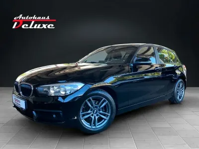 Gebraucht BMW 118 Sport Line 136 PS (100 kW) 2018 Schwarz ii/bonnet fluid black Limousine