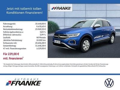 Gebraucht VW T-Roc IQ Drive 150 PS (110 kW) 2025 Ravennablau,pure white SUV