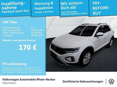 Gebraucht VW T-Roc Life 116 PS (85 kW) 2024 Pure white SUV