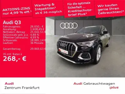 Usata Audi Q3 Advanced 150 CV (110 kW) 2023 Nero SUV