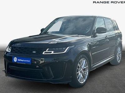 Santorini black metallic Gebraucht 2021 Land Rover Range Rover Sport SVR SUV | 74.606 € (Fairer Preis)