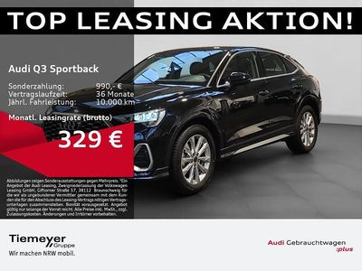 Gebraucht Audi Q3 Sportback S-Line 150 PS (110 kW) 2025 Schwarz SUV