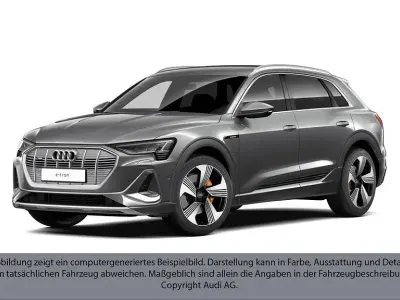 Usata Audi e-tron S-Line 230 kW (313 CV) 2022 Grigio SUV