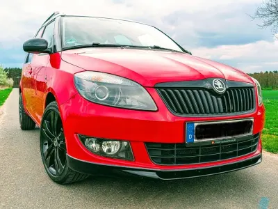 Usata Skoda Roomster Noire 86 CV (63 kW) 2013 Rosso Monovolume
