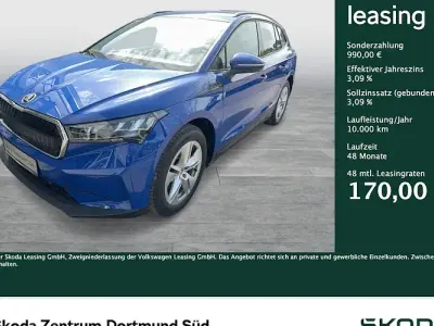 Second-hand Skoda Enyaq iV Loft 250 kW (340 CP) 2023 Albastru SUV