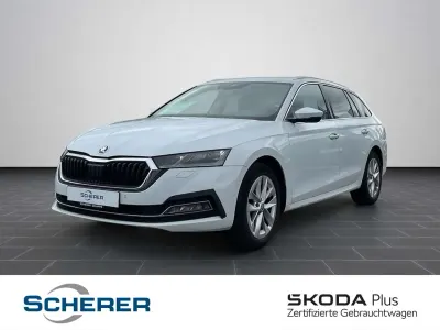 Gebraucht Skoda Octavia Style 150 PS (110 kW) 2021 Moonweiss metallic (metallic) Limousine