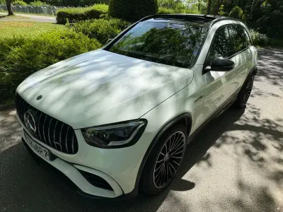 Gebraucht Mercedes GLC63 AMG AMG 510 PS (375 kW) 2020 Polarweiss SUV