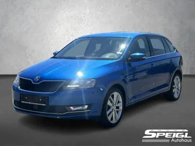 Gebraucht Skoda Rapid Ambition 110 PS (80 kW) 2018 Raceblau metallic Kleinwagen