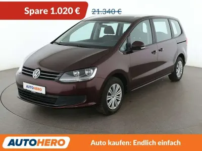 Gebraucht VW Sharan Trendline 150 PS (110 kW) 2018 Rot Van / Kleinbus