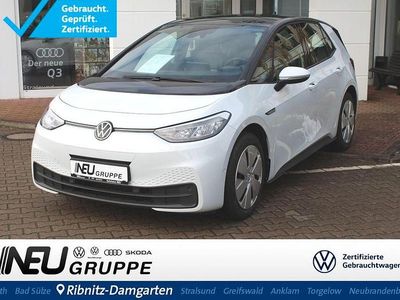 Gebraucht VW ID.3 Pro 106 kW (145 PS) 2022 Gletscherweiß metallic schwarz Kleinwagen